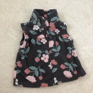 Carters Floral Vest